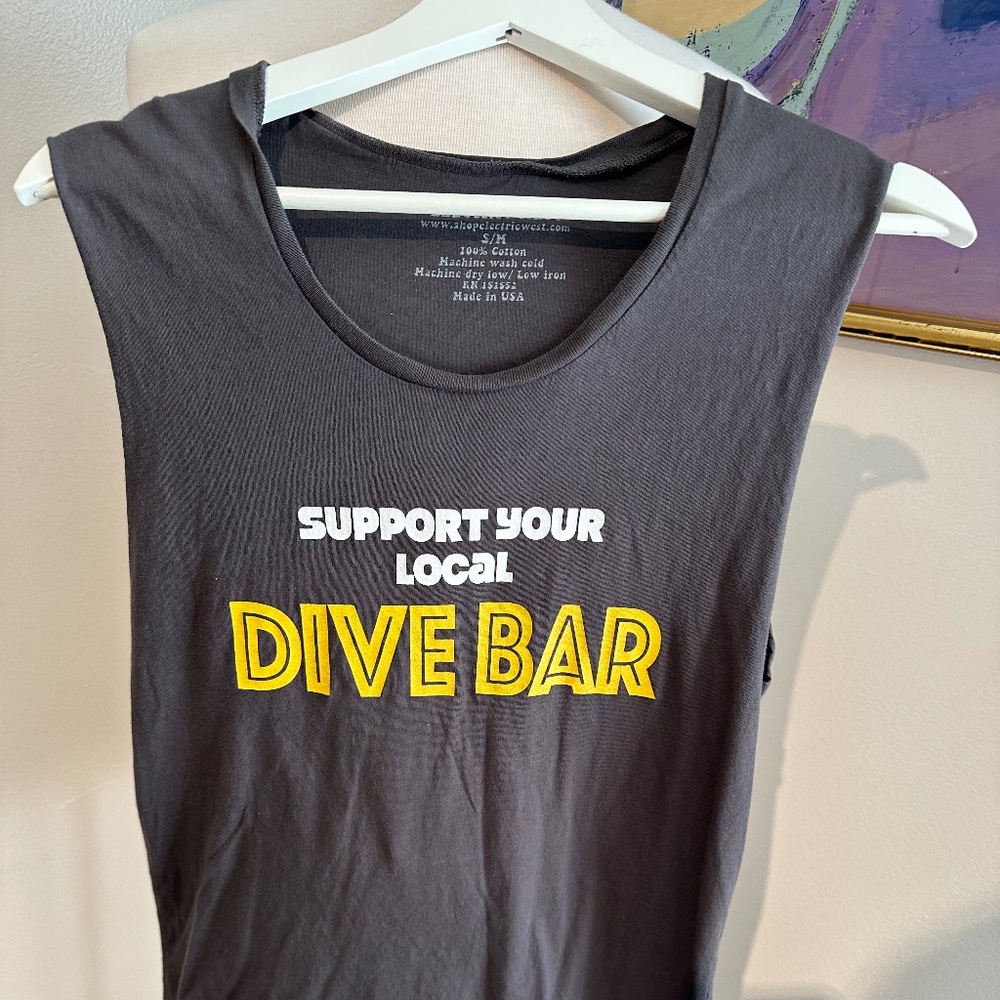 Electric West Vintage Inspired Tank Sz S
